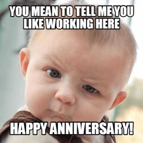 Work Anniversary Meme