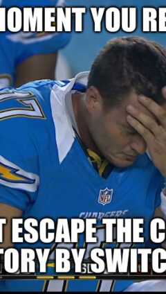 Chargers Suck Meme