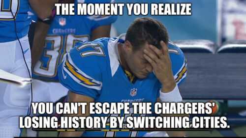 Chargers Suck Meme