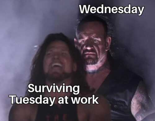 Wednesday Work Meme