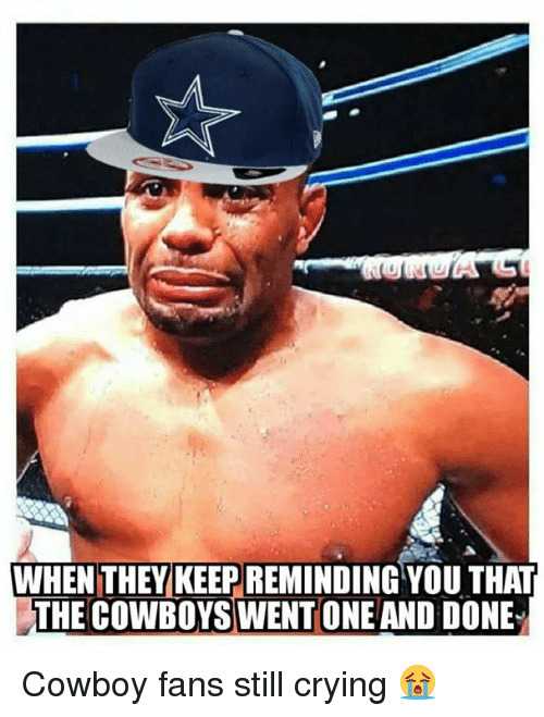 Crying Cowboys Fan Meme