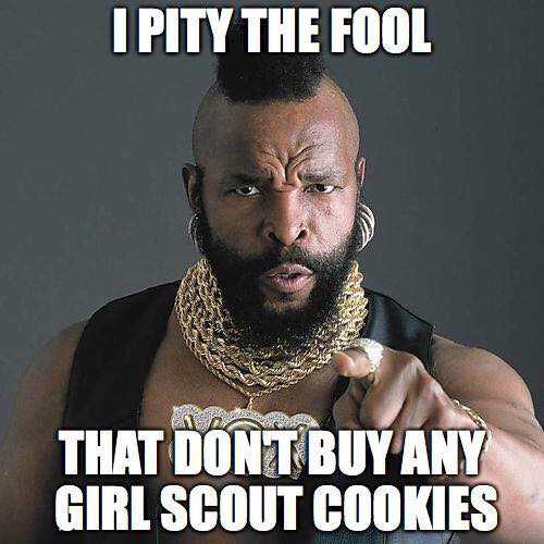 Girl Scout Cookie Meme - VoBss