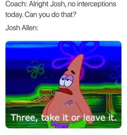 Josh Allen Meme