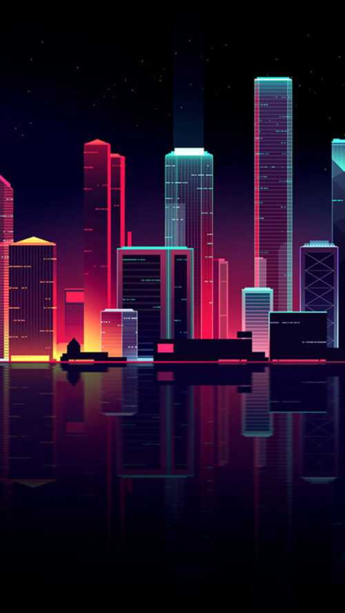 Neon City Wallpaper - VoBss