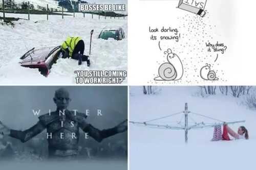Snow Day Meme
