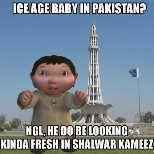 Ice Age Baby Meme