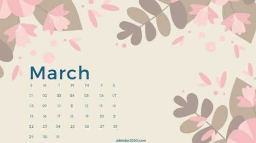 March Desktop Wallpaper