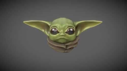 Baby Yoda Desktop Wallpaper