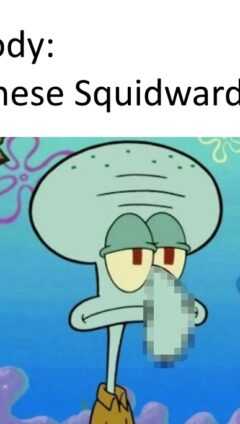 Squidward Meme