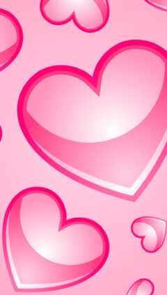Pink Heart Desktop Wallpaper
