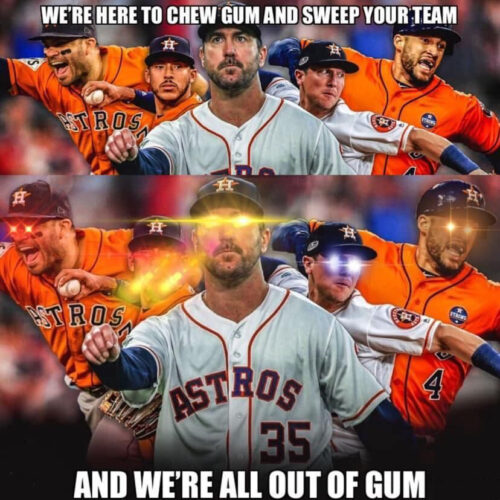 Astros Sweep Meme