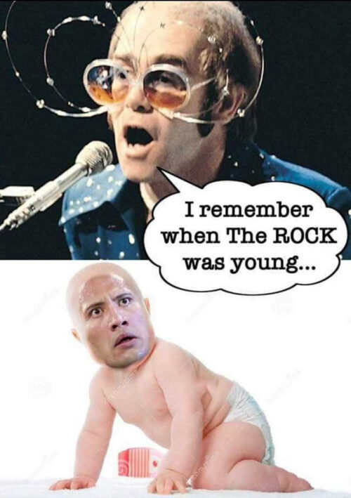 Rock Eyebrow Meme