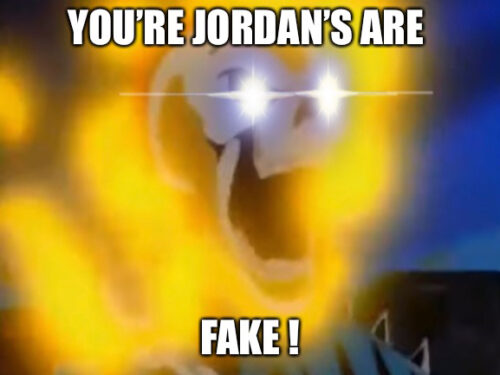 Fake Jordans Meme